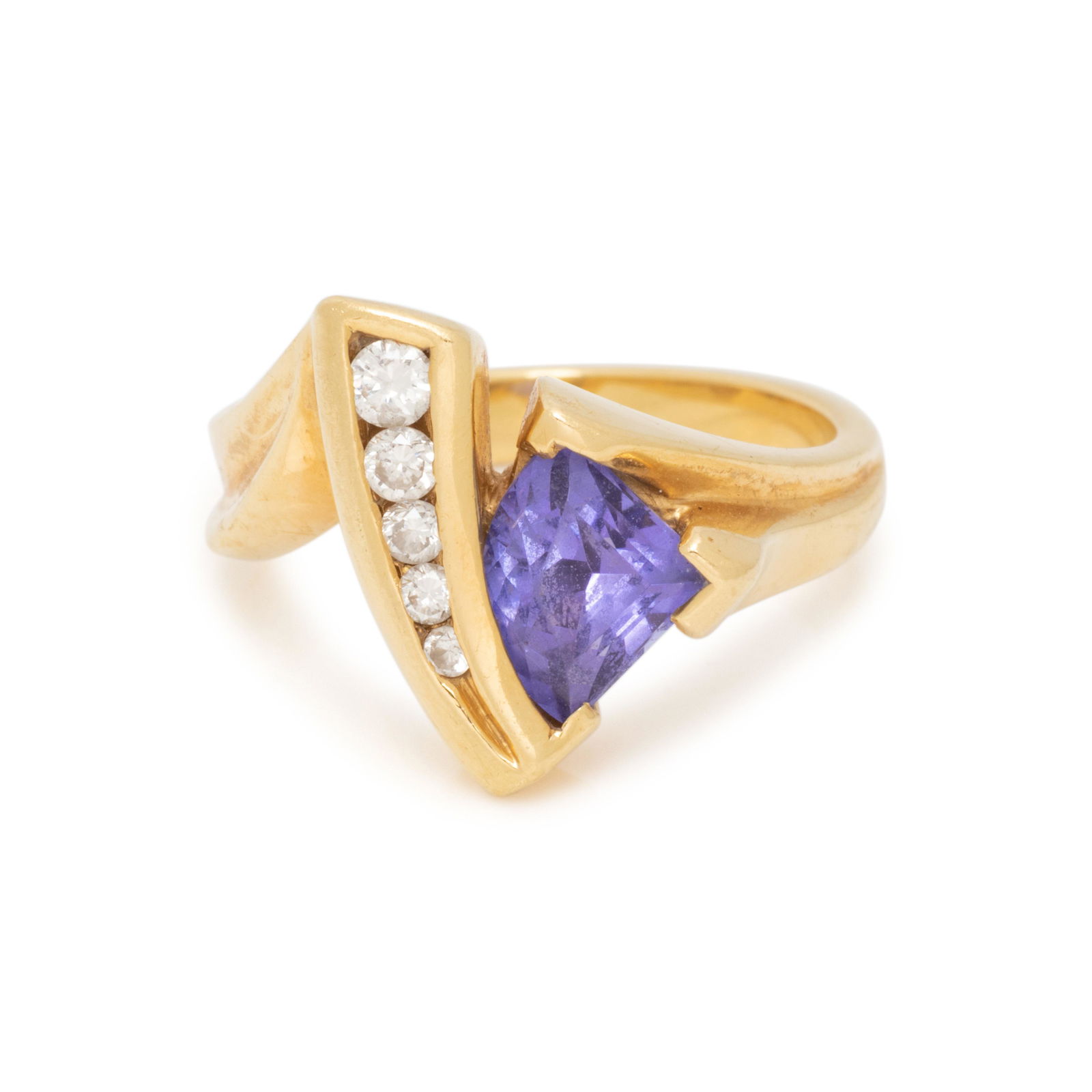 JOHN ATENCIO, TANZANITE AND DIAMOND RING (1 of 3)