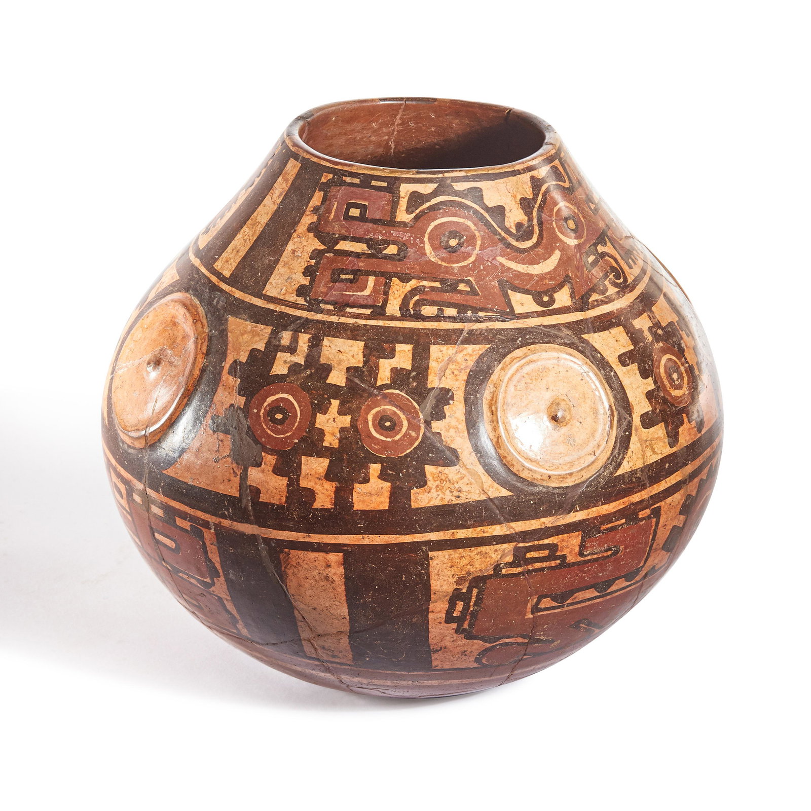 Cocle Pot: Cocle Pot Height 7 3/4 inches (19.7 cm).