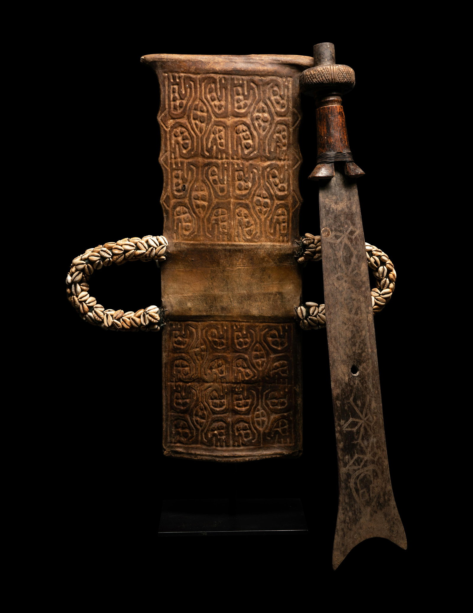 A Bamum Prestige Knife with Sheath (1 of 4)