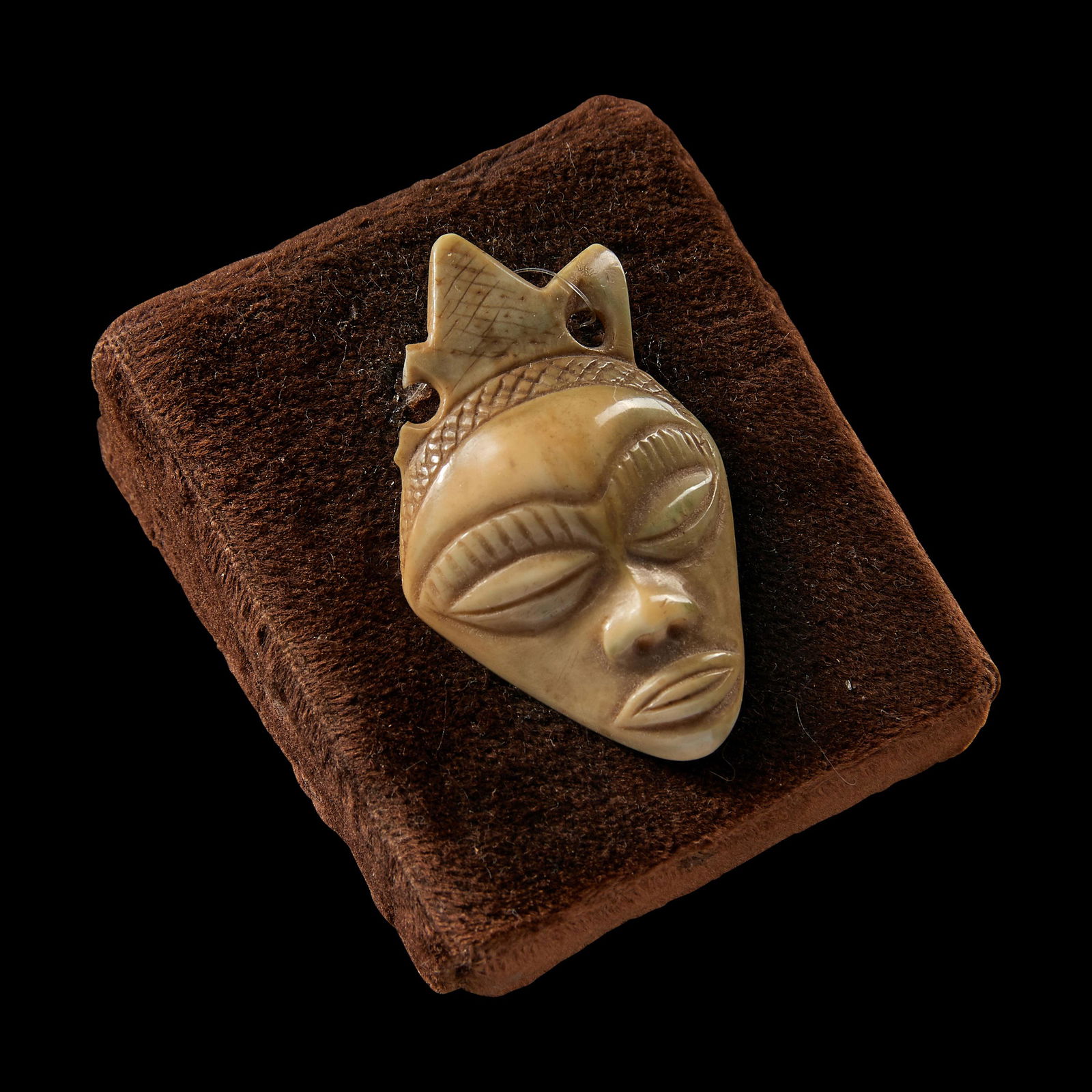 A Pende Miniature Mask (gikhoko) (1 of 2)