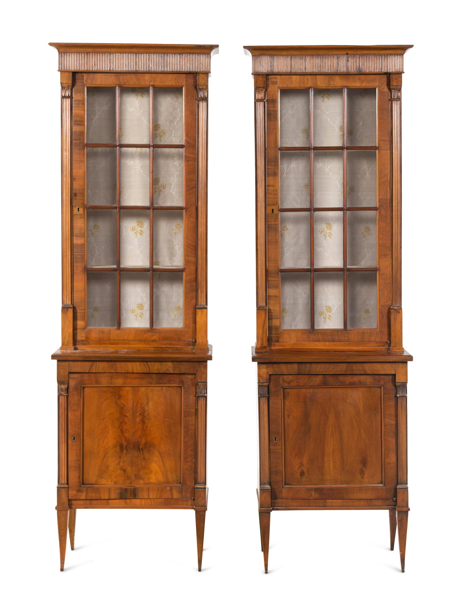 A Pair of Italian Walnut Cabinets (1 of 4)