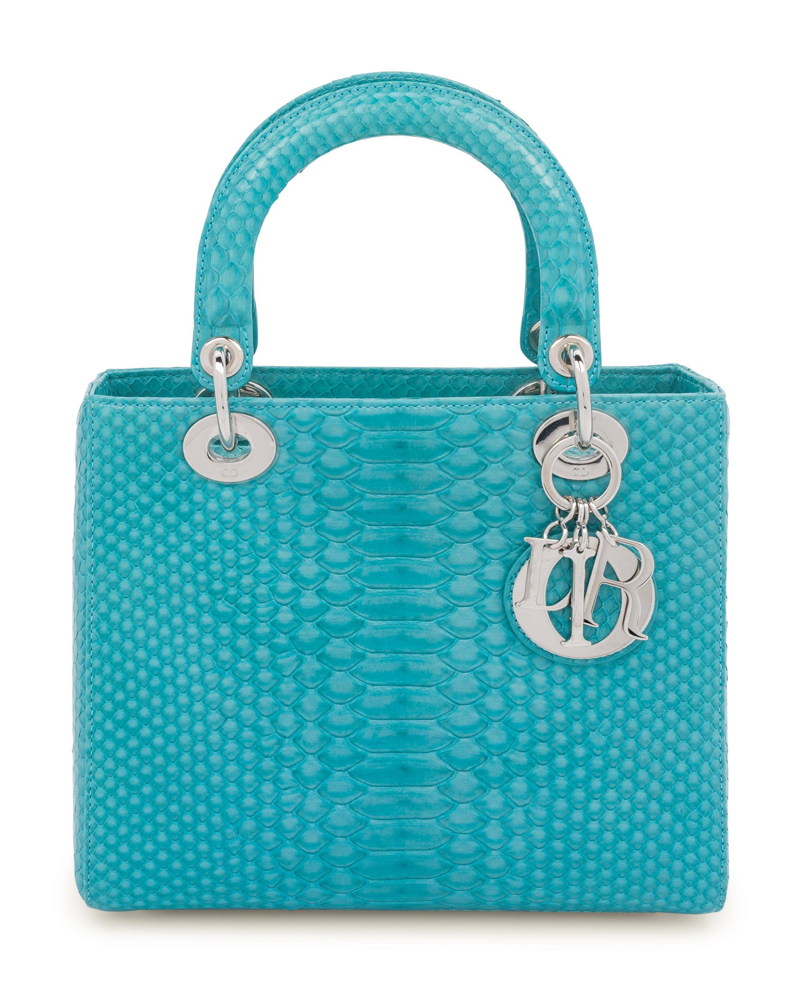 Christian Dior Light Blue Python Small Lady Dior Bag, 2011 (1 of 7)