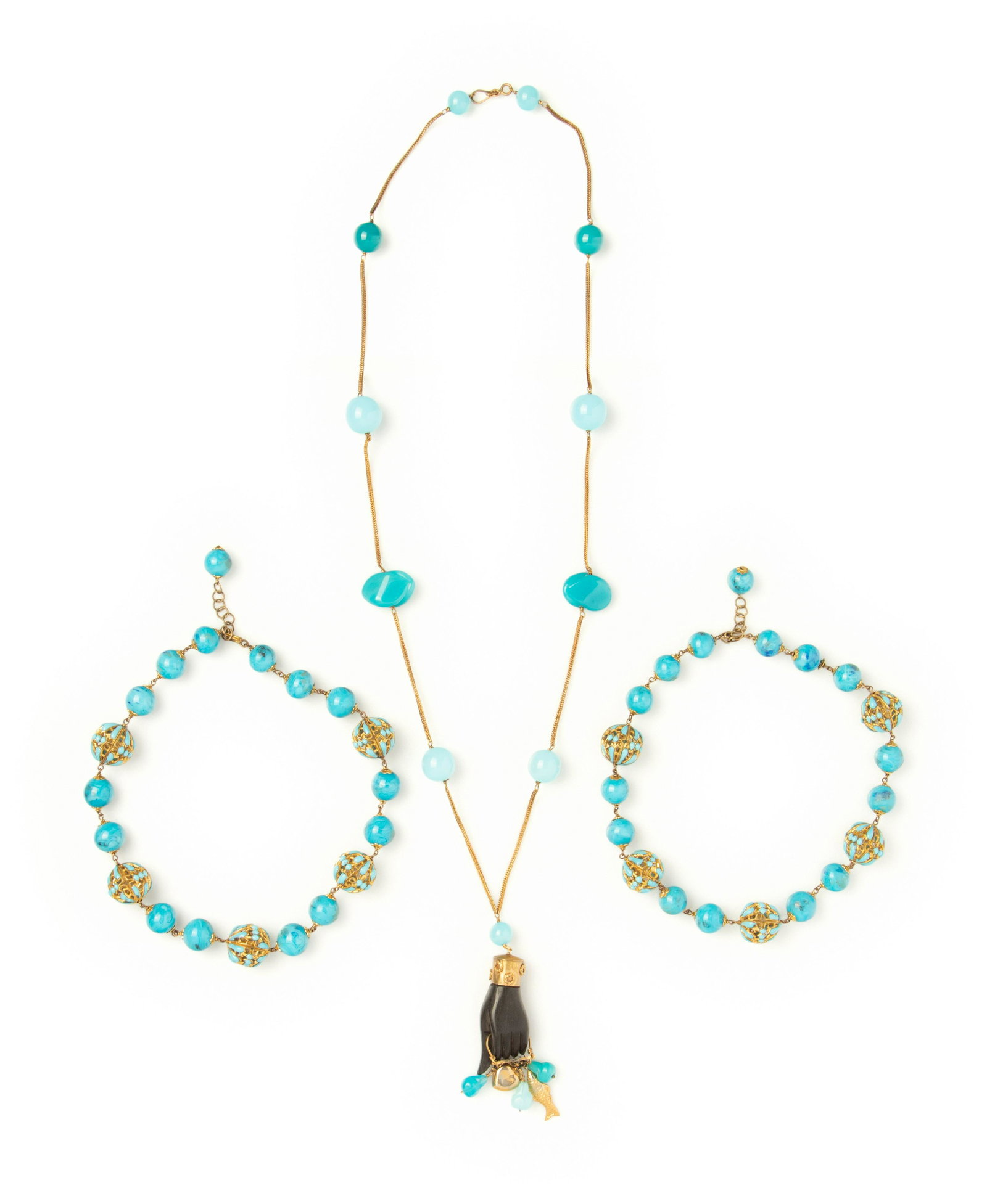 Three Necklaces: Two Chanel and One Attributed to Grosse, 1954-74 (1 of 4)