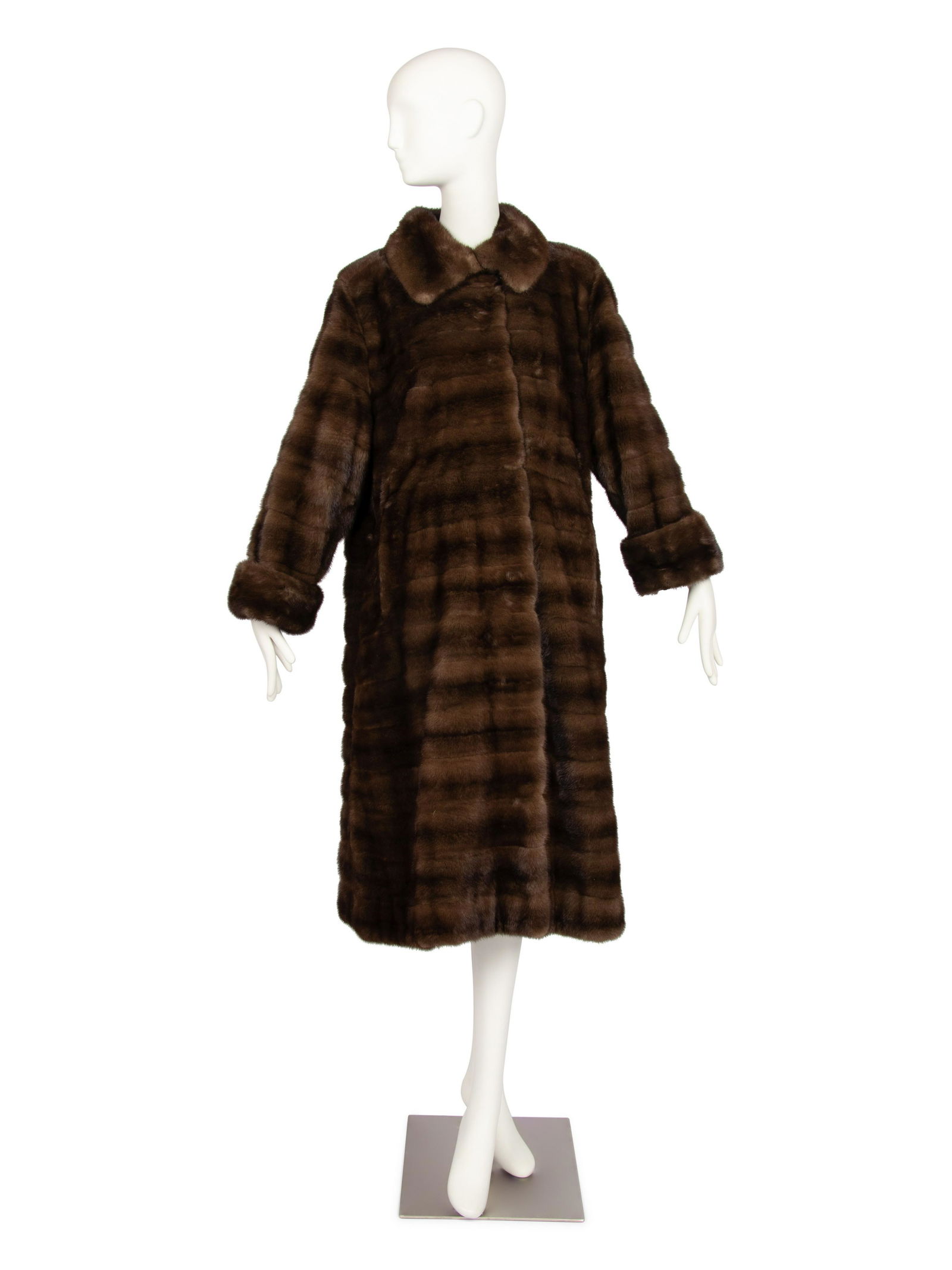 Full Length Mink, Alexandre, 1980s : Full Length Mink, Alexandre, 1980s This piece was once owned by Erna de Paz Ortiz Basualdo, the granddaughter of a prominent Argentinian family that hosted royalty in their Buenos Aires home, t