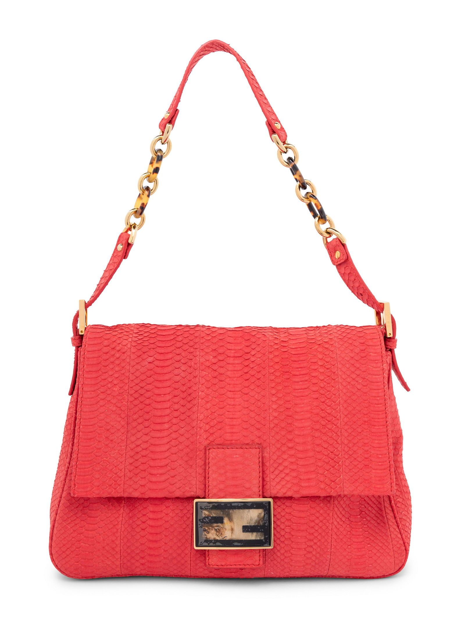 Fendi Red Python Bag, 2010s   (1 of 4)