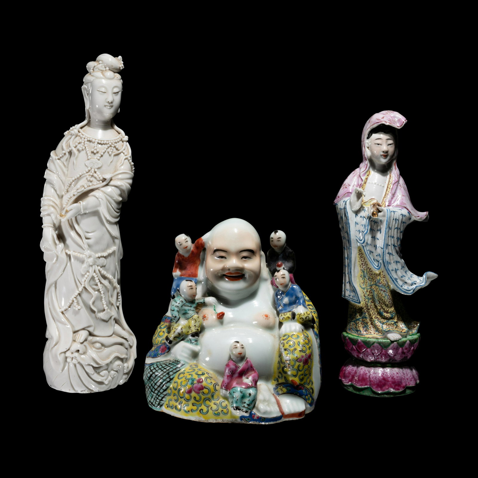 Three Chinese Porcelain Figures (1 of 5)
