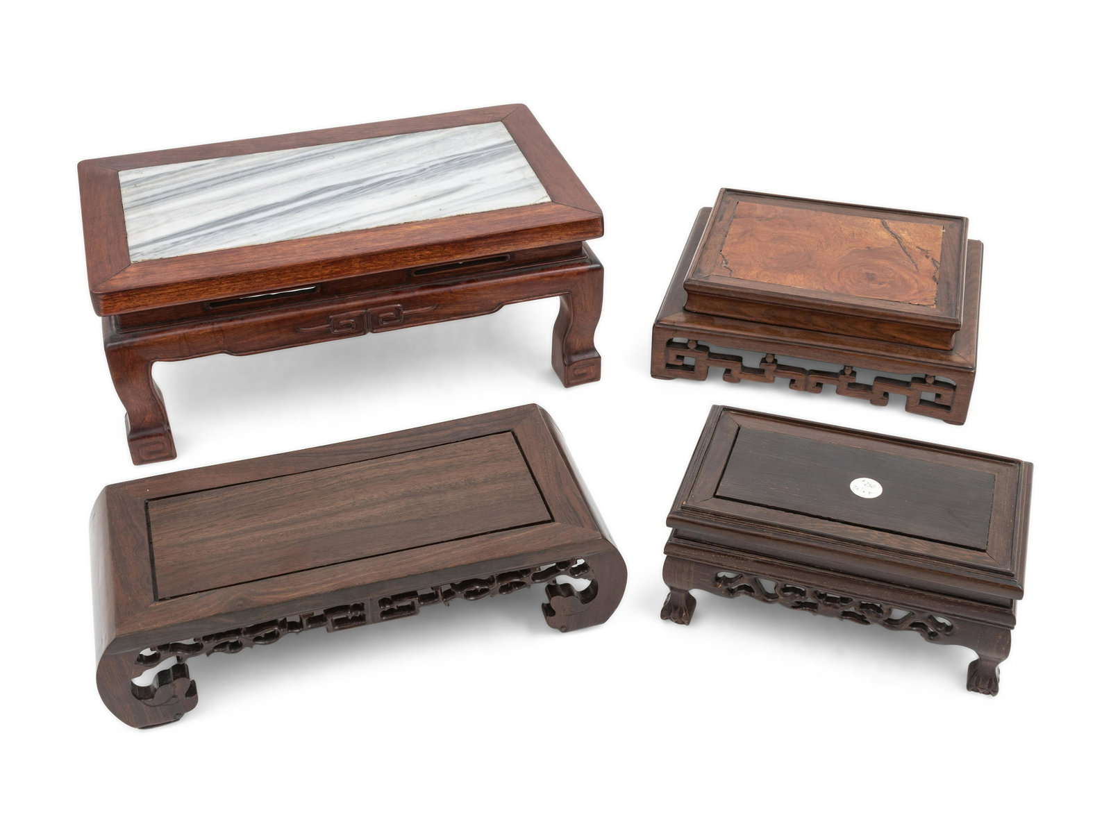 Four Chinese Hardwood Stands (1 of 3)