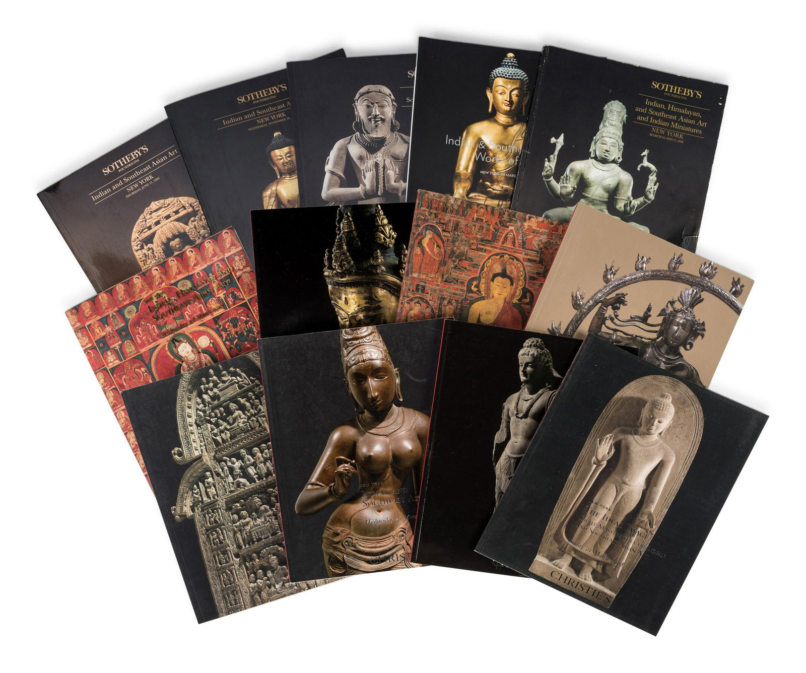 [INDIAN, HIMALAYAN & SOUTHEAST ASIAN ART]group of auction catalogues and reference works about (1 of 3)