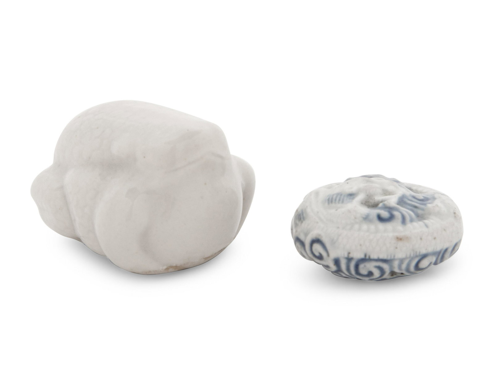 Two Japanese Porcelain Netsukes (1 of 3)