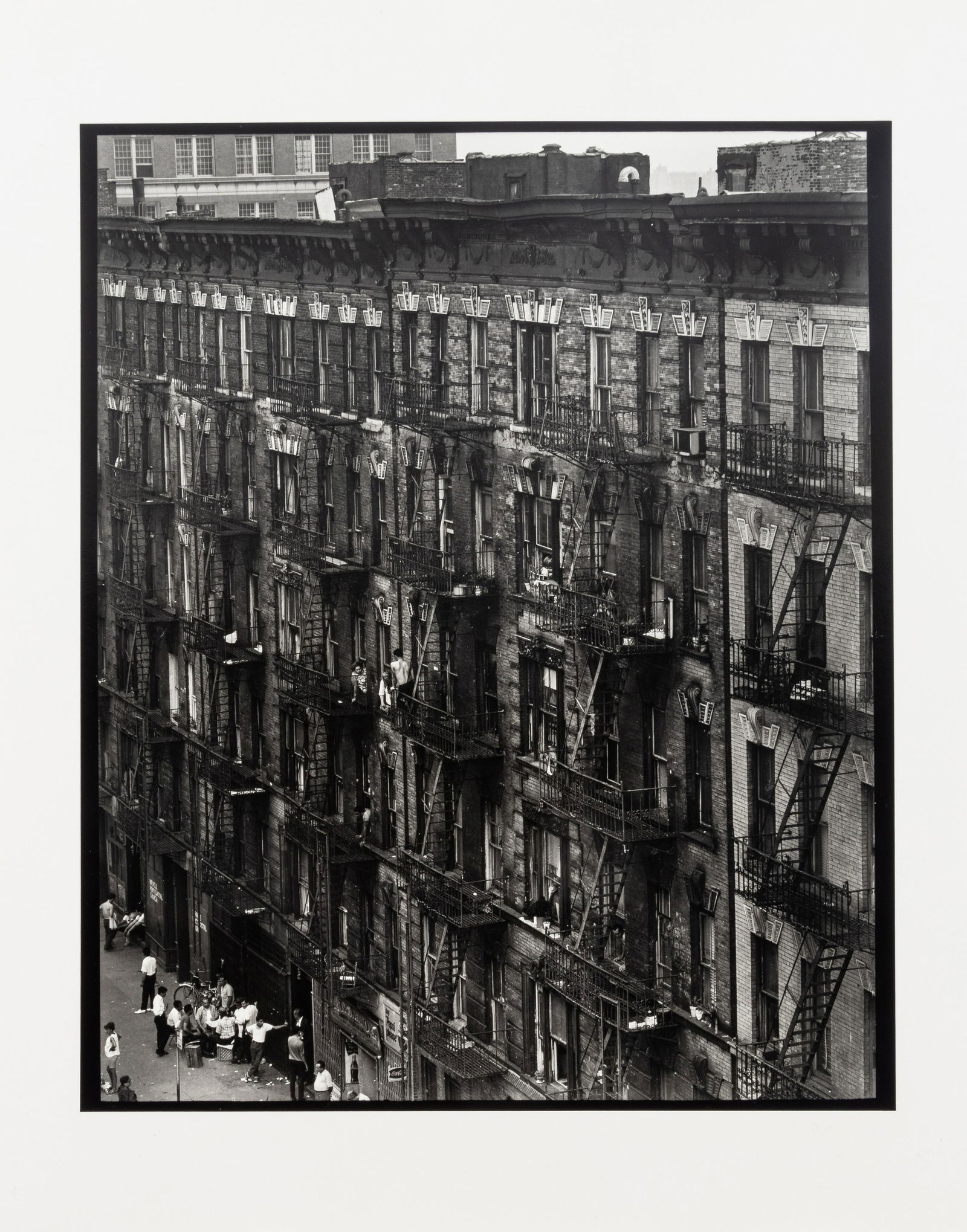 Bruce Davidson (born 1933) East 100th Street, New York, 1966: Bruce Davidson (born 1933) East 100th Street, New York, 1966 Gelatin silver print, printed later, signed in pencil on the verso. image: 11 x 9in. (28 x 22.8cm.) sheet: 14 x 11in. (35.5 x 28cm.)