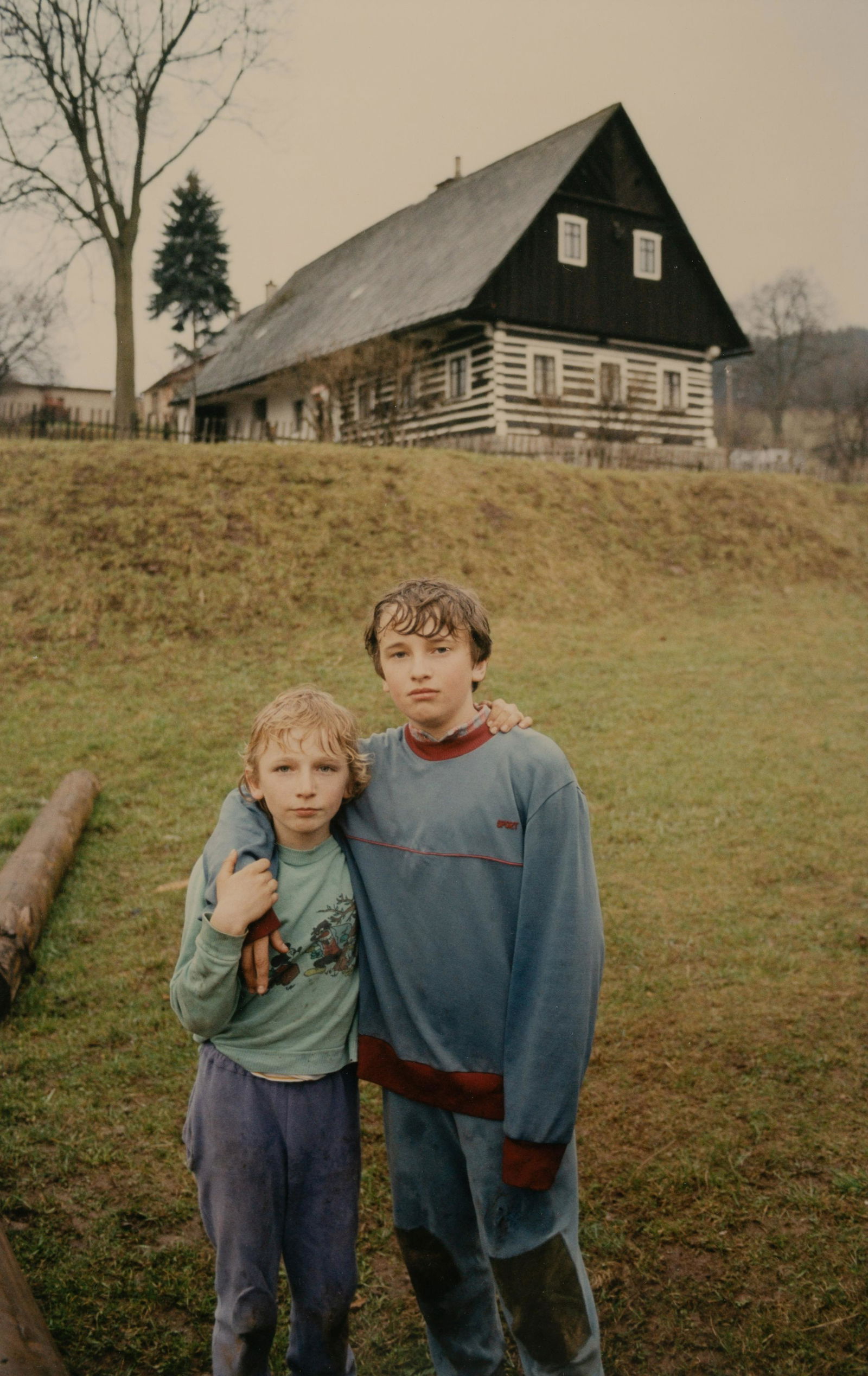 Jitka Hanzlova (born 1958) Peter and Ball; the Good Will Win; and Cyril & Patrick,: Jitka Hanzlova (born 1958) Peter and Ball; the Good Will Win; and Cyril & Patrick, 1991-1993 3 chromogenic prints, each signed and dated in pencil on the verso. image: each 10 1/2 x 6 3/4