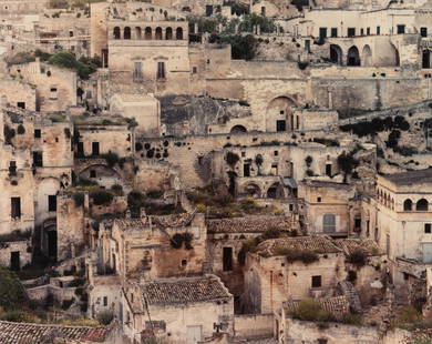 Virginia Beahan (born 1946) and Laura McPhee (born 1958) Caves used as Dwelling, Matera, Italy, 1994: Virginia Beahan (born 1946) and Laura McPhee (born 1958) Caves used as Dwelling, Matera, Italy, 1994 Chromogenic print, printed c. 1994; signed, titled, dated and numbered '10/20' in the margin. 