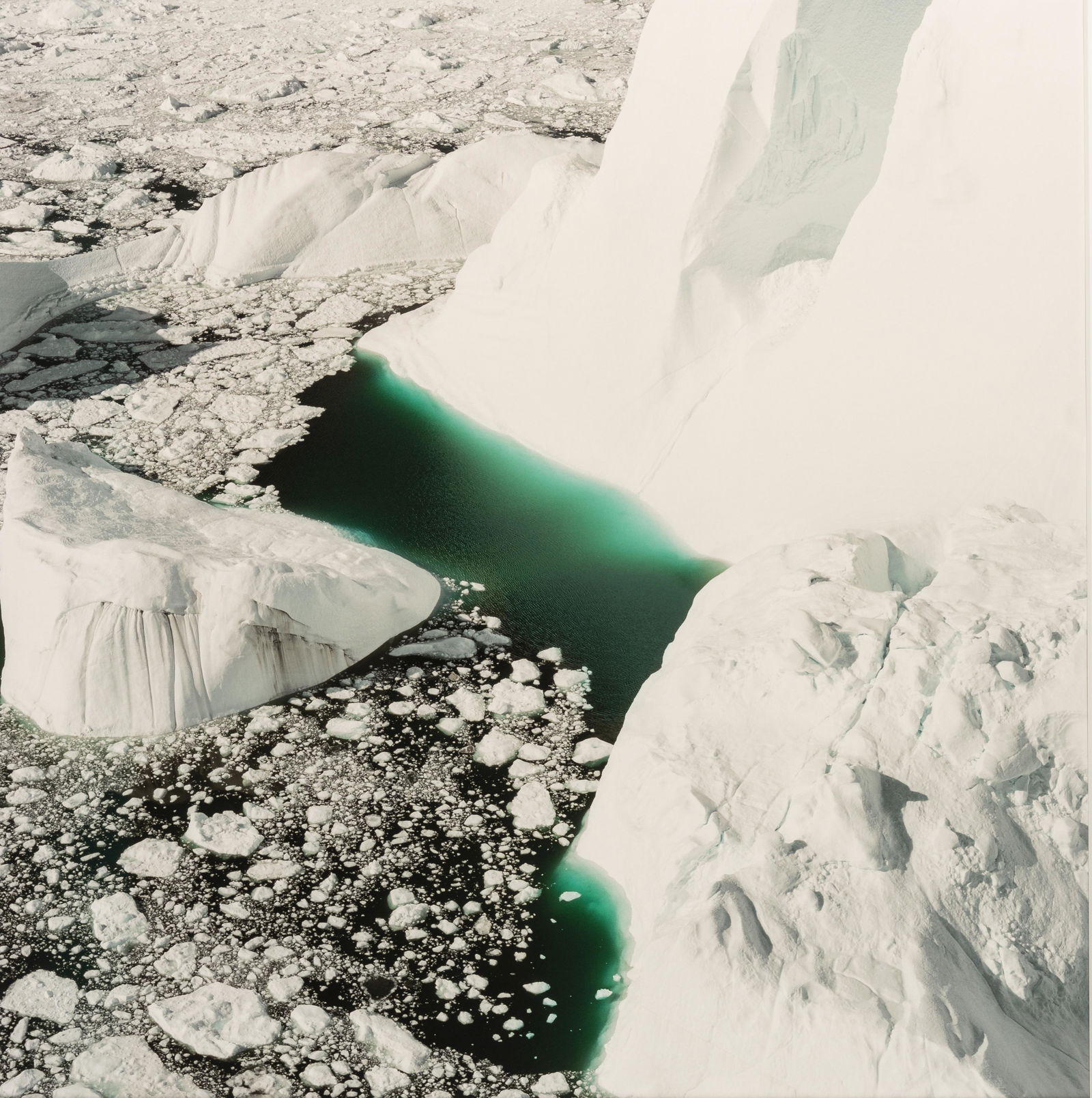 Terry Evans (born 1944) Selected Studies from Ice Fjord Leading to Jakobshavn: Terry Evans (born 1944) Selected Studies from Ice Fjord Leading to Jakobshavn Glacier, 2008 5 archival pigment prints, each signed, titled, dated and numbered from the edition of 10 in pencil on the v