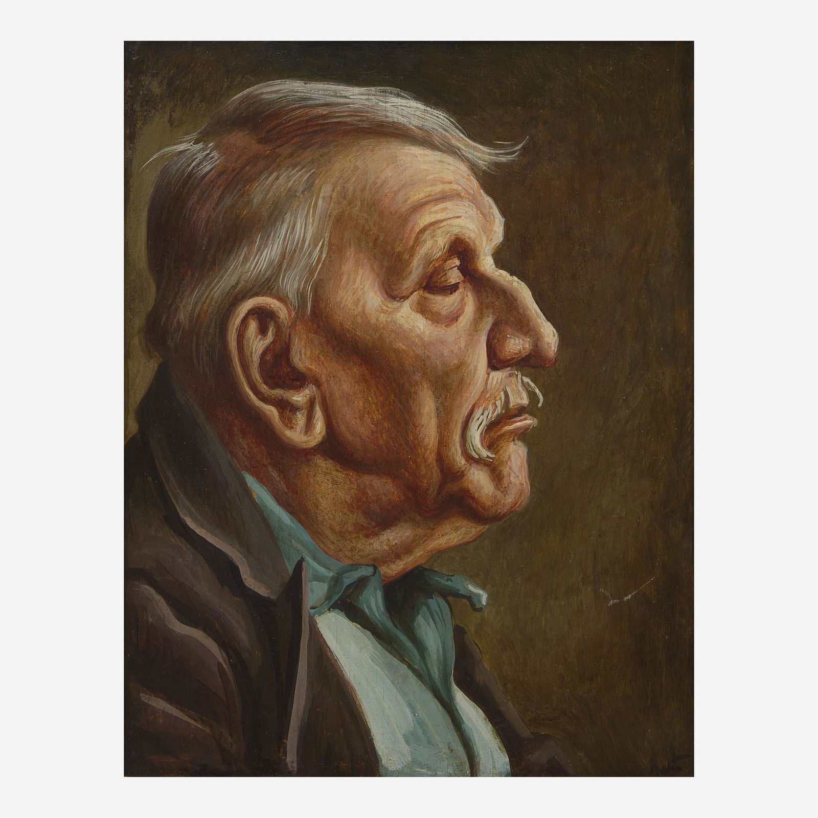 Thomas Hart Benton (American, 1889-1975) Portrait of the Old Guy (1 of 5)