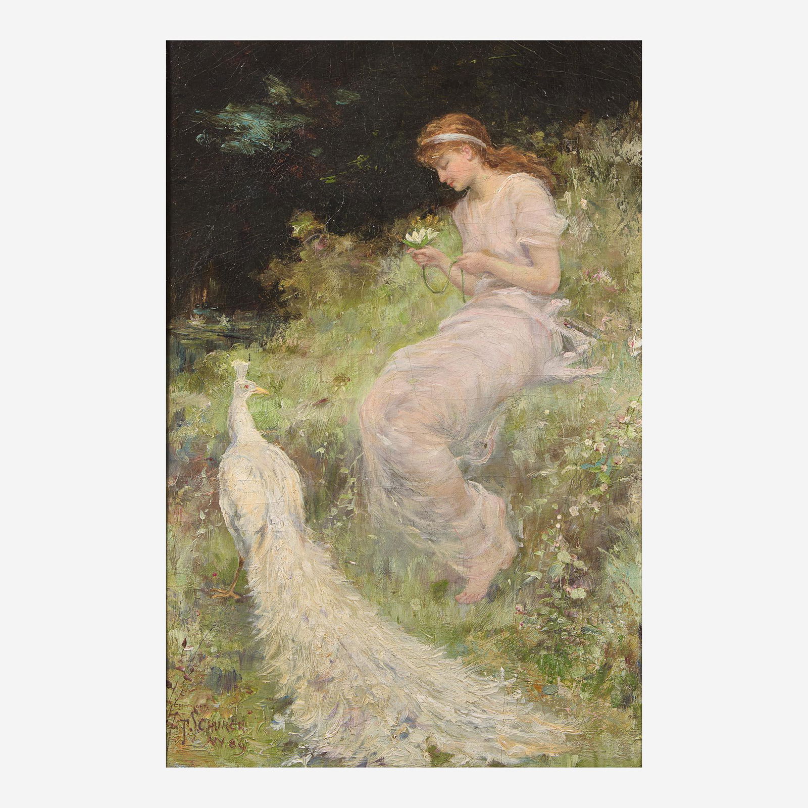 Frederick Stuart Church (American, 1842-1924) The Water Lily (1 of 2)