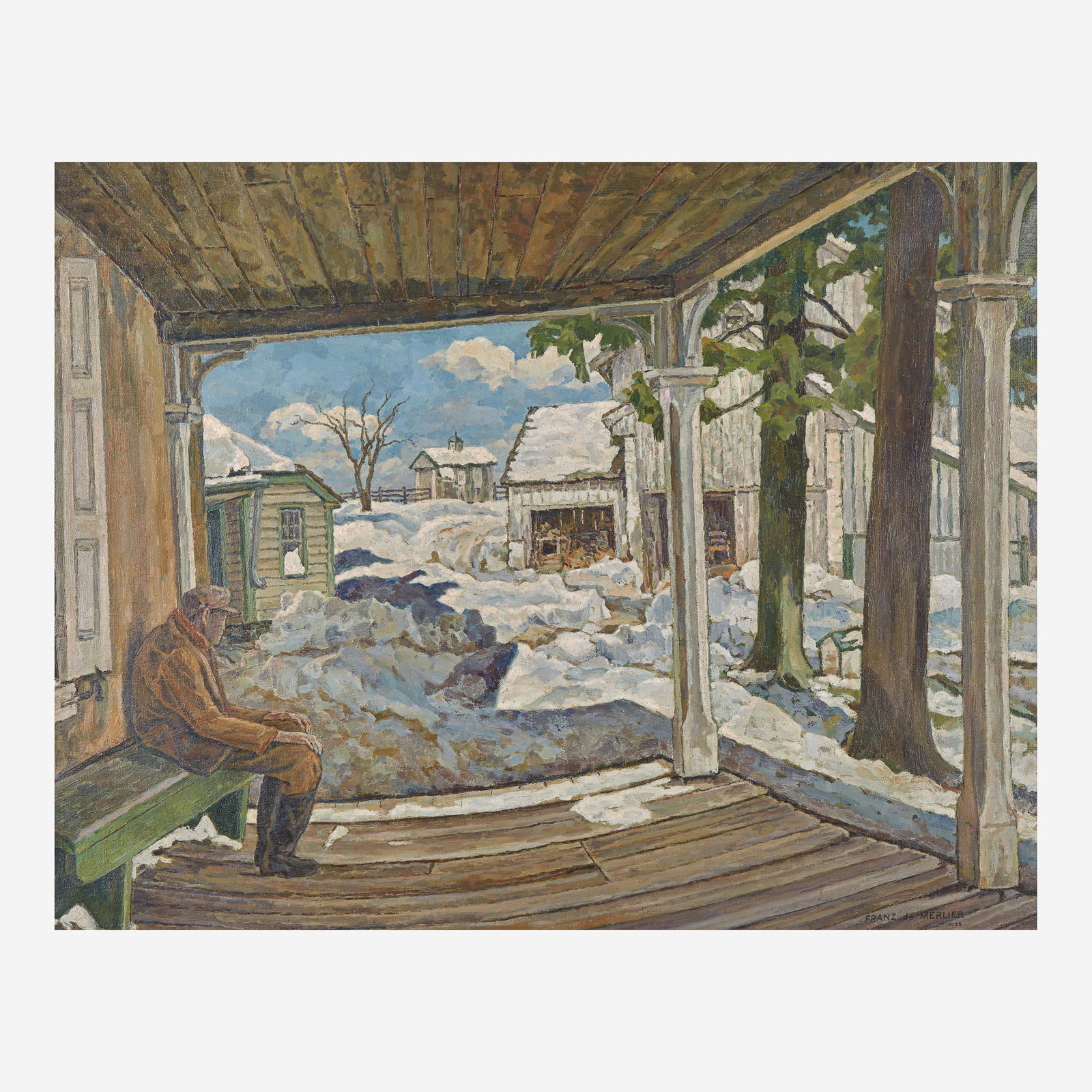 Franz de Merlier (American, 1878-1974) Tanguy's Farm (1 of 2)