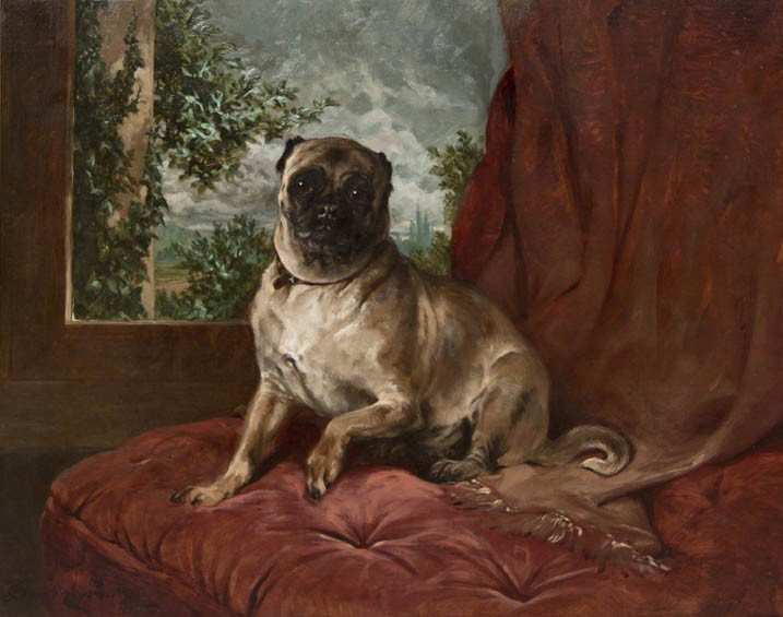 John Charlton, (British, 1849-1917), Kitty, 1890: John Charlton (British, 1849-1917) Kitty, 1890 oil on canvas signed J. Charlton and dated (lower left) 24 x 30 inches. Provenance: William Second Gallery, New York