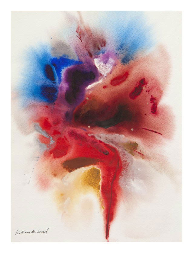 William E. Ward, (American, d. 2006), La Fiesta d: William E. Ward (American, d. 2006) La Fiesta del Valle watercolor on wove paper signed William Ward (lower left) 14 1/2 x 10 1/2 inches. Provenance: Acquired directly from the