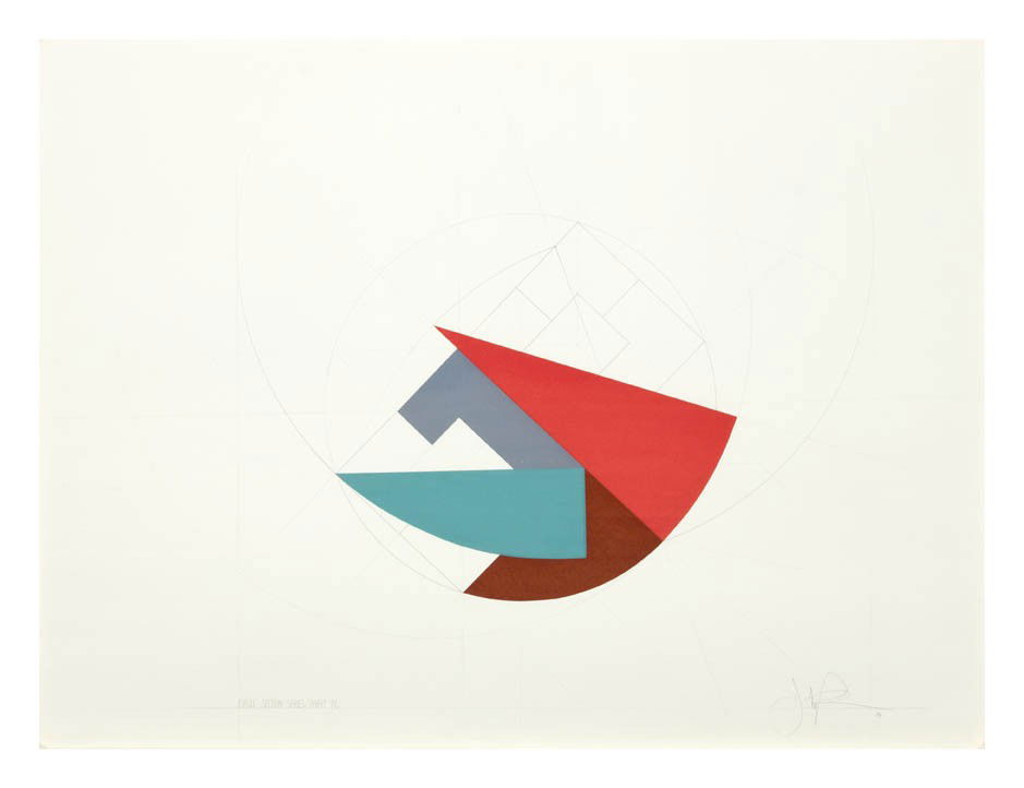 John Pearson, (American, b. 1940), Circle Section: John Pearson (American, b. 1940) Circle Section Series/Invert PC, 1984 silkscreen and pencil, Cleveland Print Club ed. signed John Pearson and dated (lower right), titled (lower left) 18 x 2