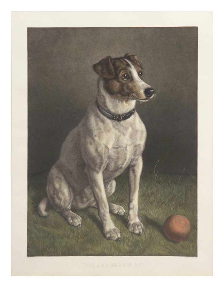 After Frank Paton, (British, 1856-1909), Please T: After Frank Paton (British, 1856-1909) Please Throw It color engraving 21 1/2 x 15 3/4 inches.