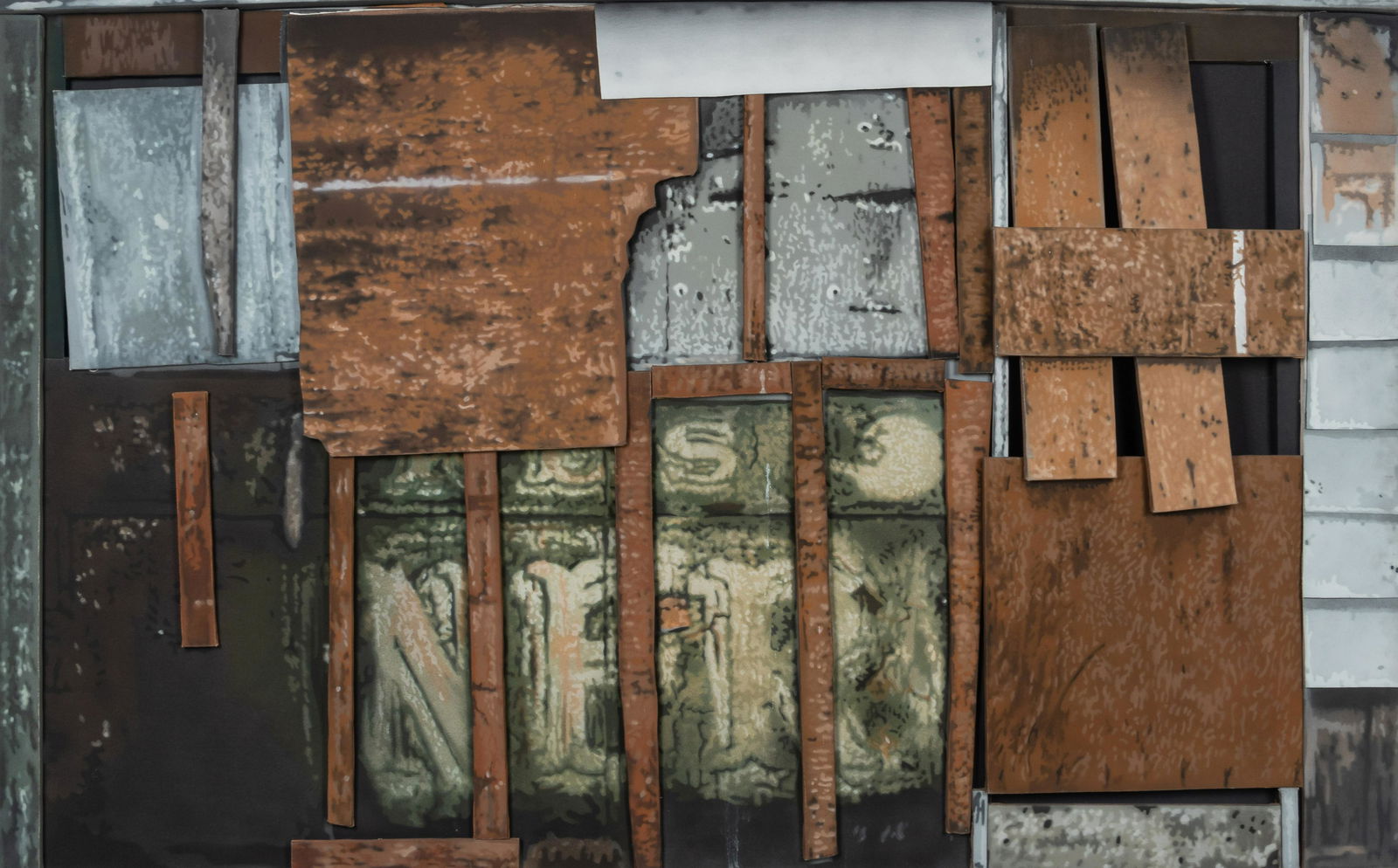 John Clem Clarke (American, 1937-2021) Construction #15 (DINER), 1976 (1 of 5)