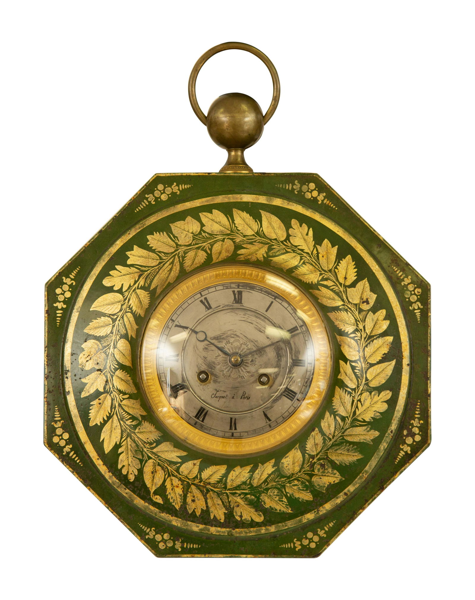 A French Directoire Tole Peinte Wall Clock (1 of 4)