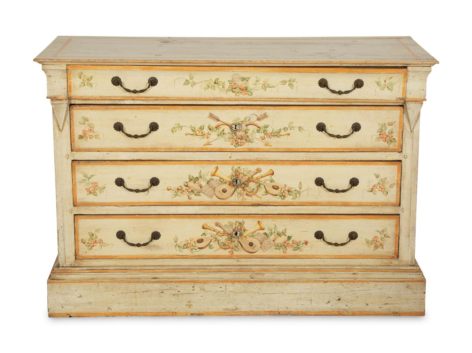 A Venetian Style Painted Commode (1 of 4)