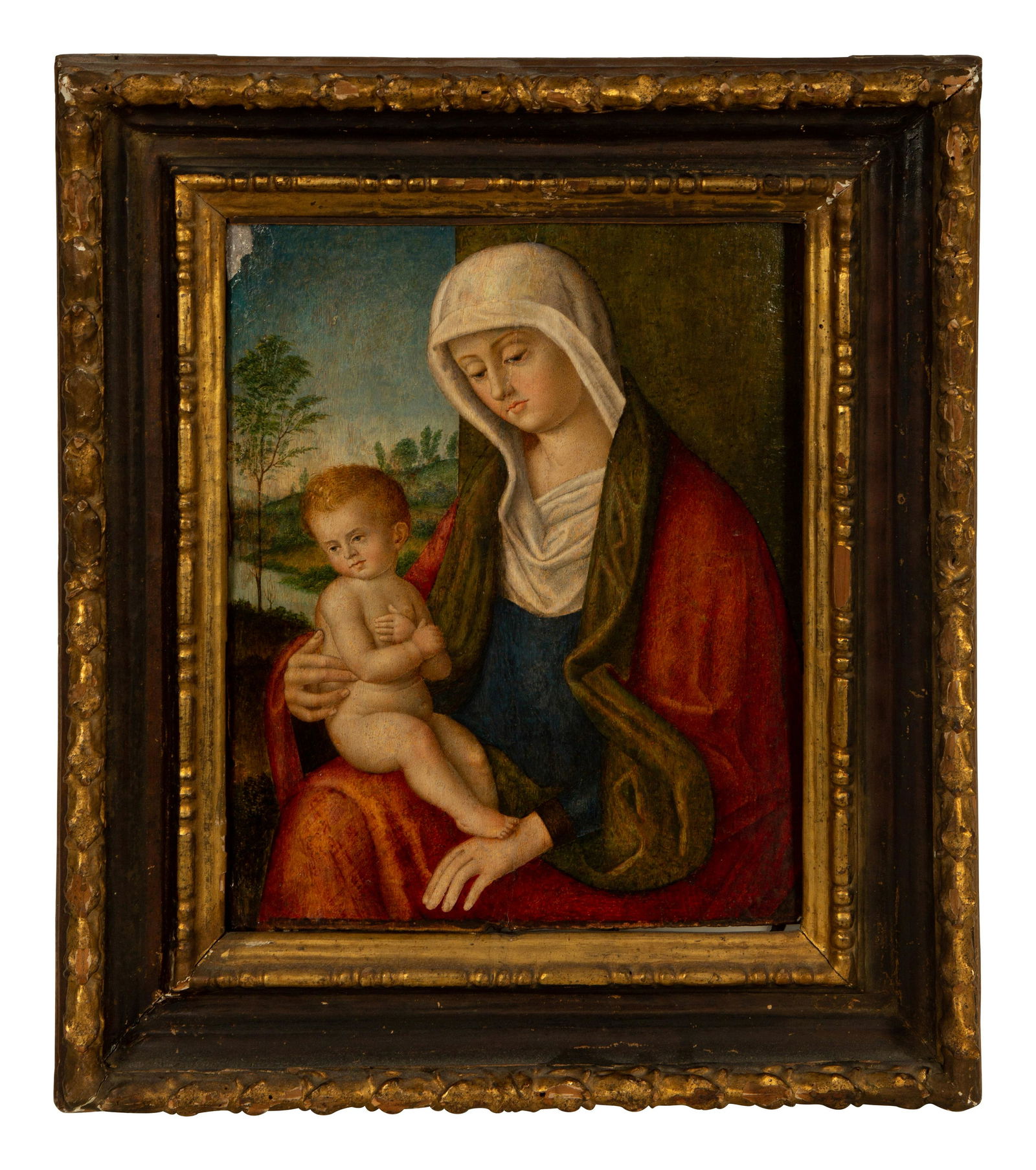Bolognese School (17th Century) Madonna and Child (1 of 4)