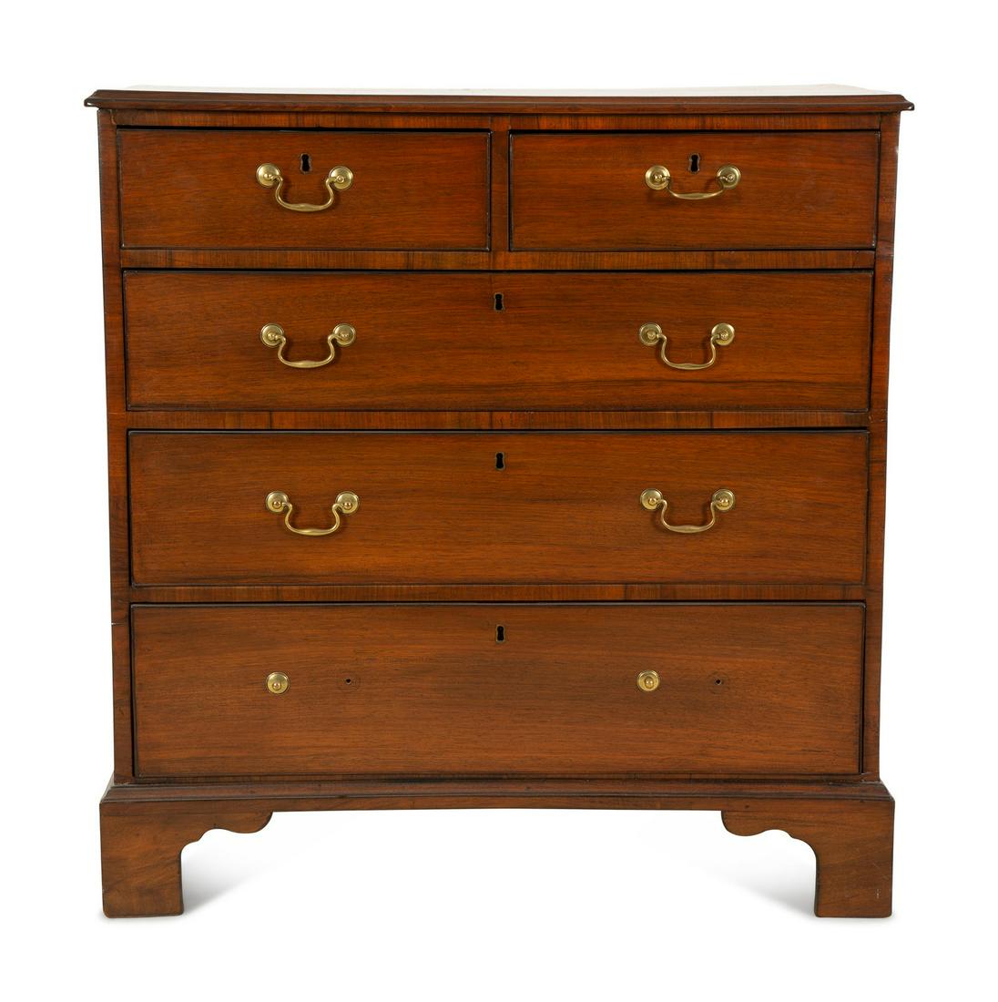 A George III Style Mahogany Chest of Drawers (1 of 4)