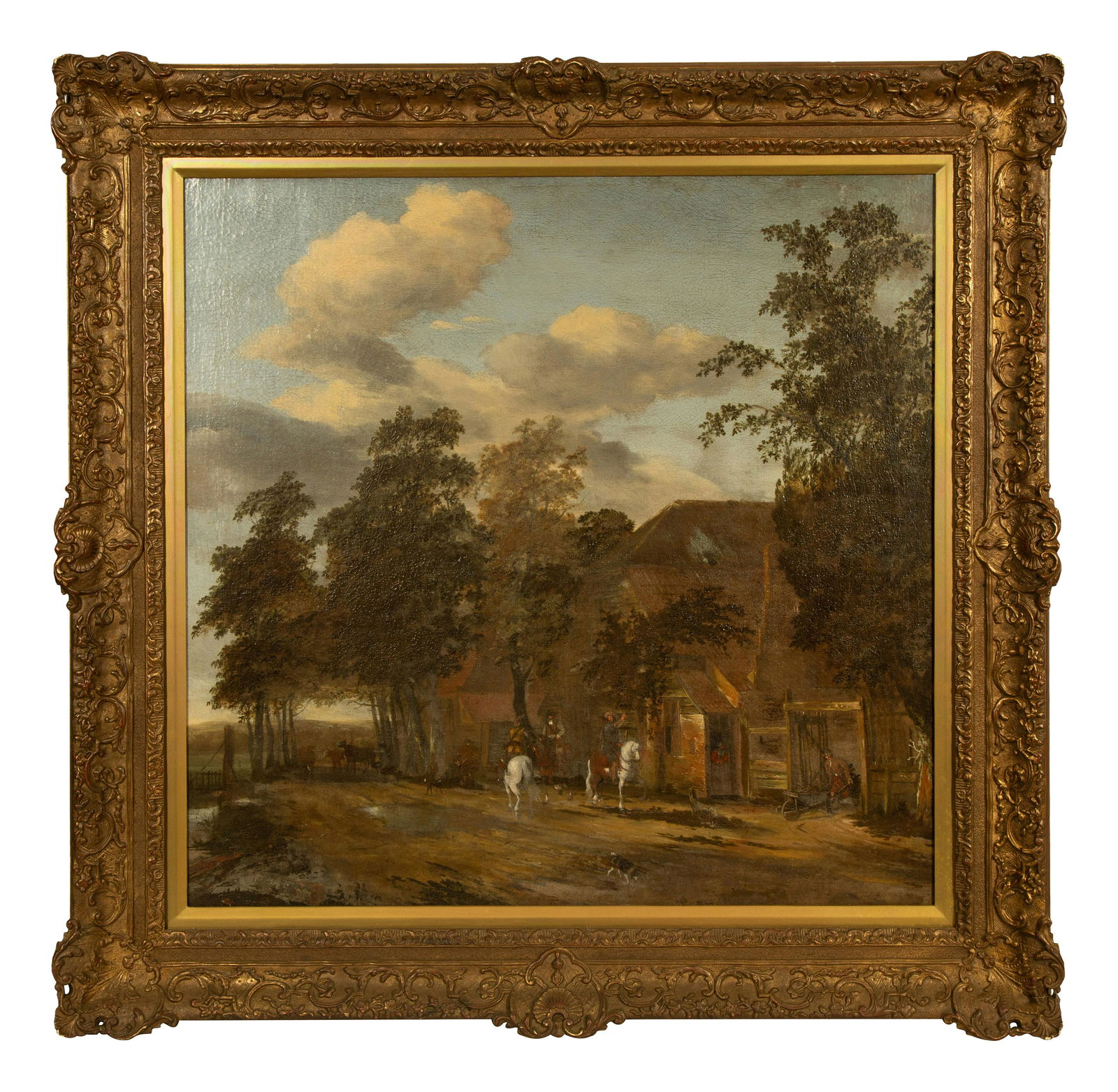 Dutch School, 19th Century Travelers Halting at an Inn (1 of 4)