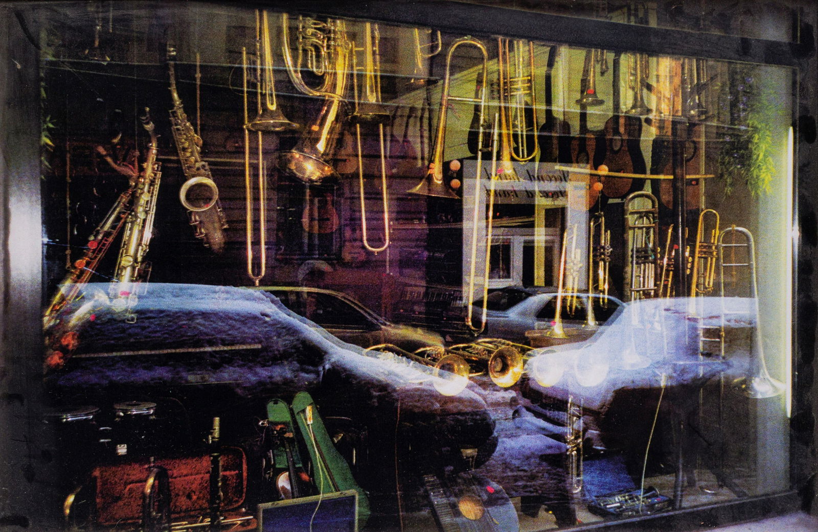 Christian Marclay (American, b. 1965) Prague 1998, 2002: Christian Marclay (American, b. 1965) Prague 1998, 2002 color lithograph on clay coated paper signed, dated, titled, and numbered 7/20 in pencil, verso 13 x 19 7/8 inches. Published by Goya Contempora