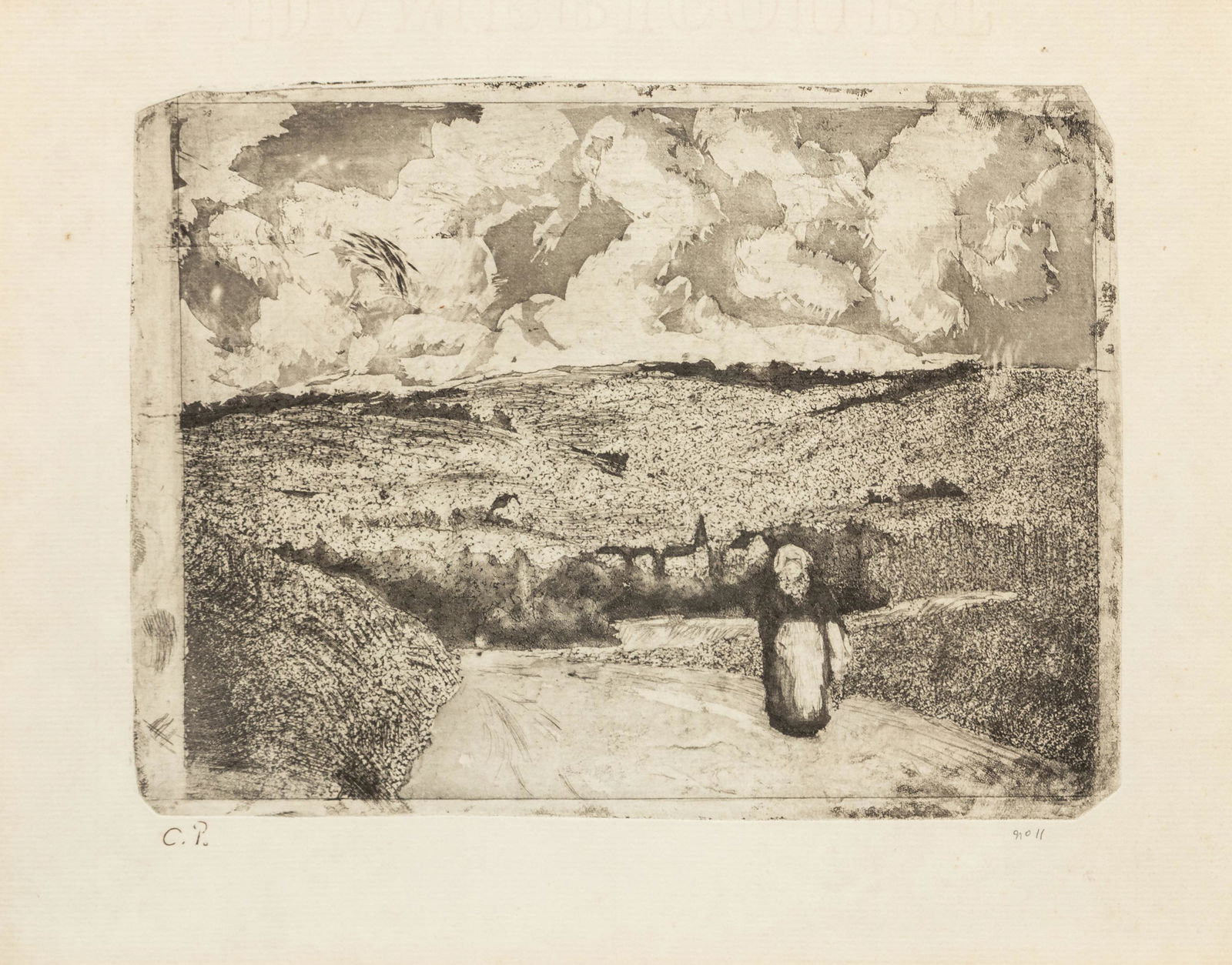 Camille Pissarro (Danish/French, 1830-1903) La femme sur la route, 1879 (1 of 7)