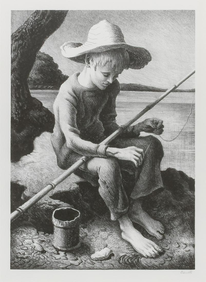 Thomas Hart Benton (American, 1889-1975) The Little Fisherman, 1967 (1 of 5)