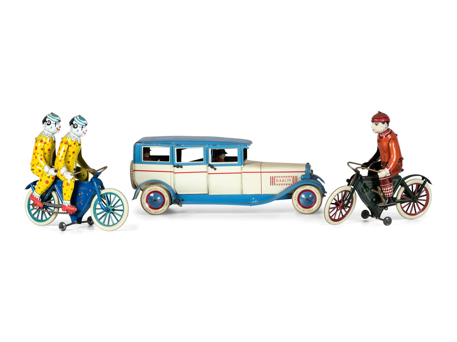 Three German Tin Lithograph Windup Toys (1 of 5)