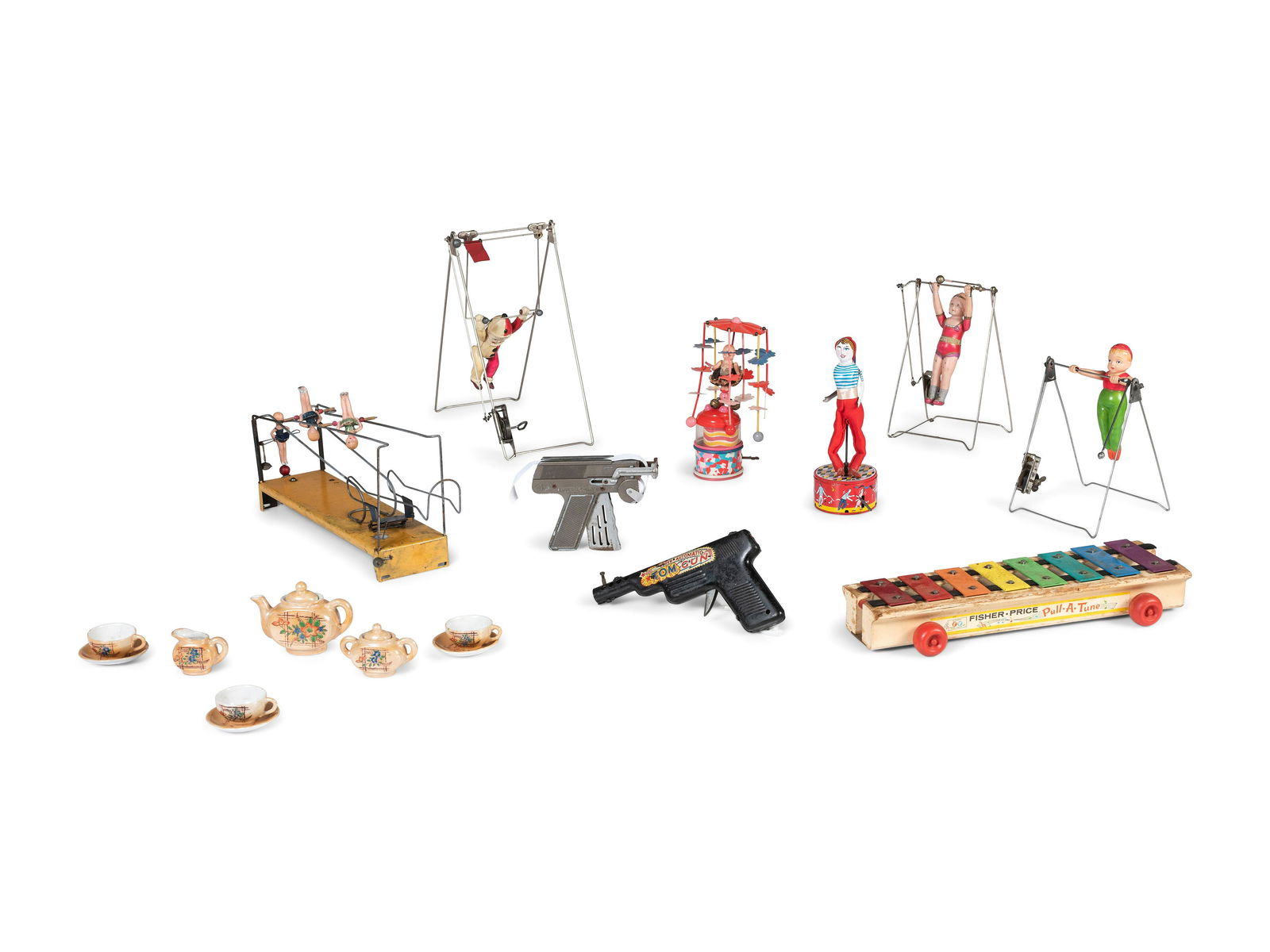 Ten Assorted Toys, Including Acrobats and Dancers (1 of 4)