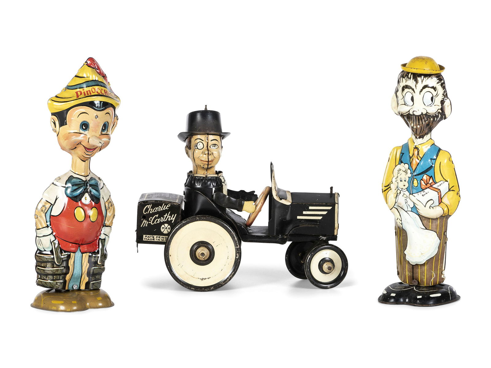 Three Marx Tin Lithograph Windup Toys (1 of 5)