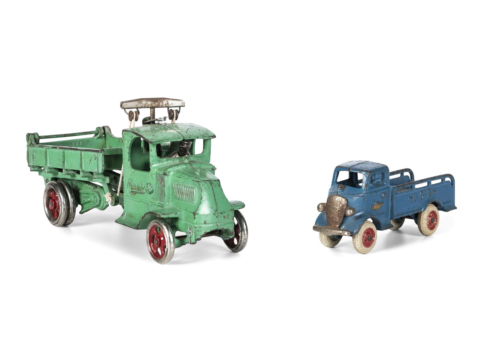 Two Arcade Painted Cast Iron Toy Trucks (1 of 5)