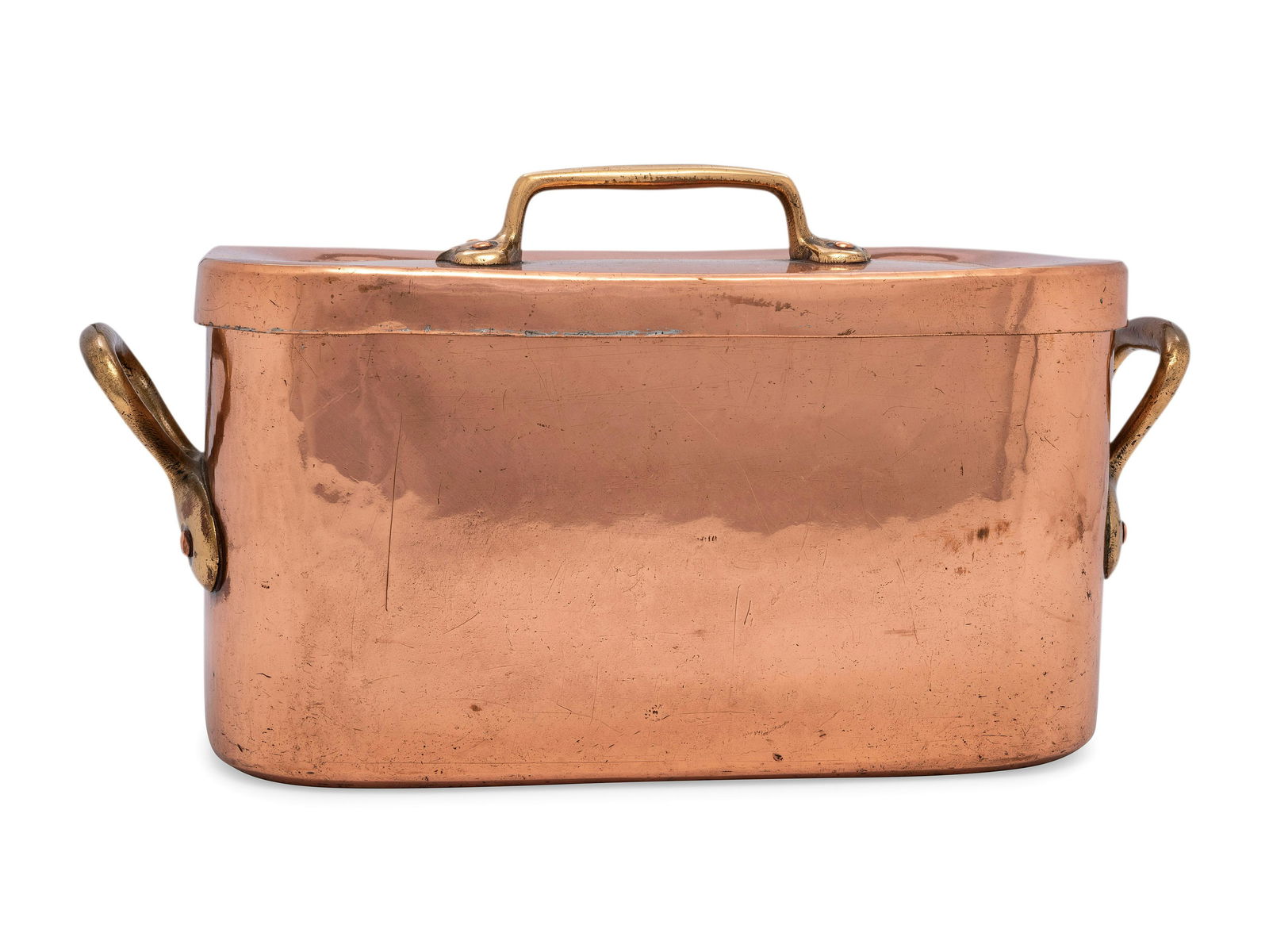 A French Copper Daubiere with Brass Handles (1 of 7)