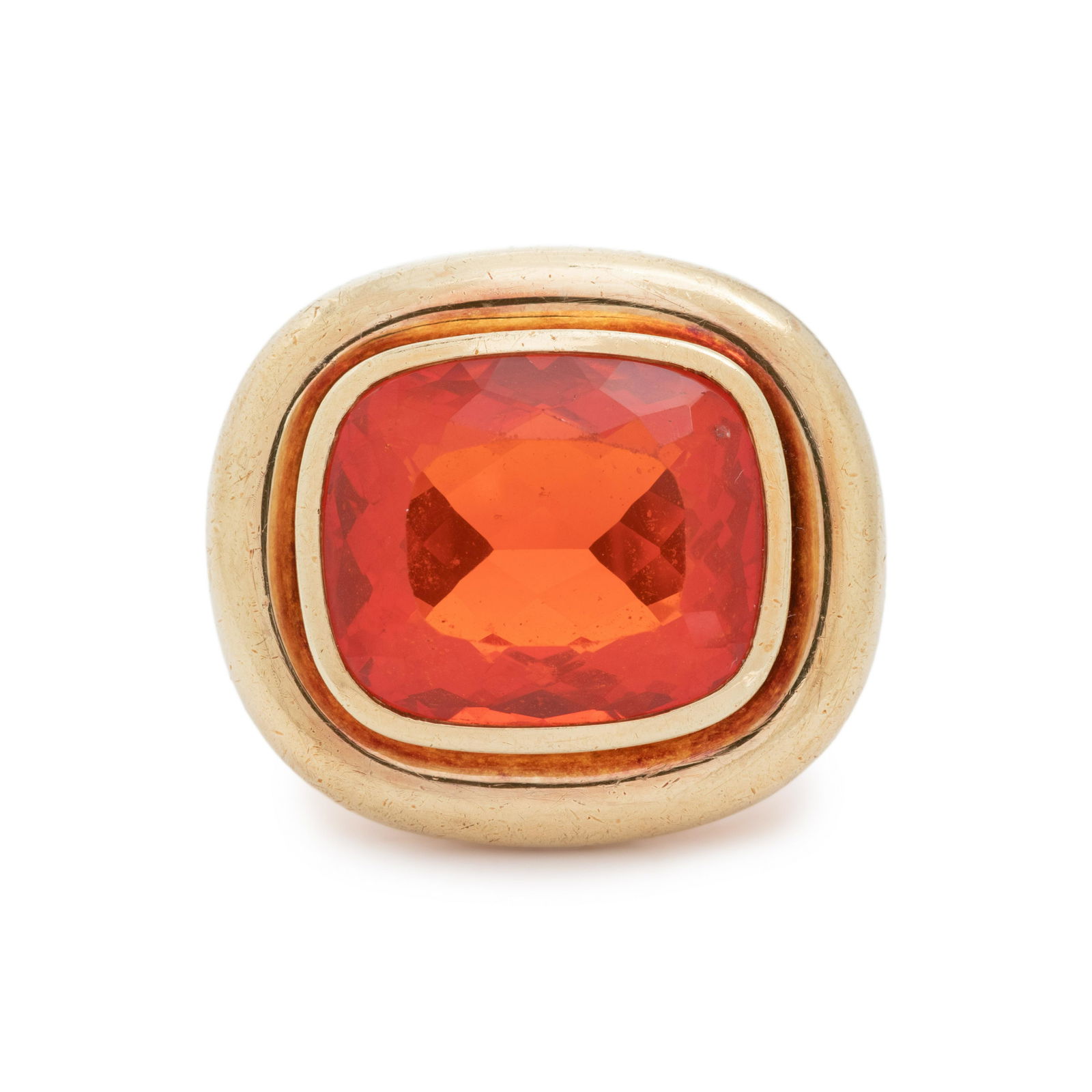 TIFFANY & CO., PALOMA PICASSO, YELLOW GOLD AND FIRE OPAL RING (1 of 3)