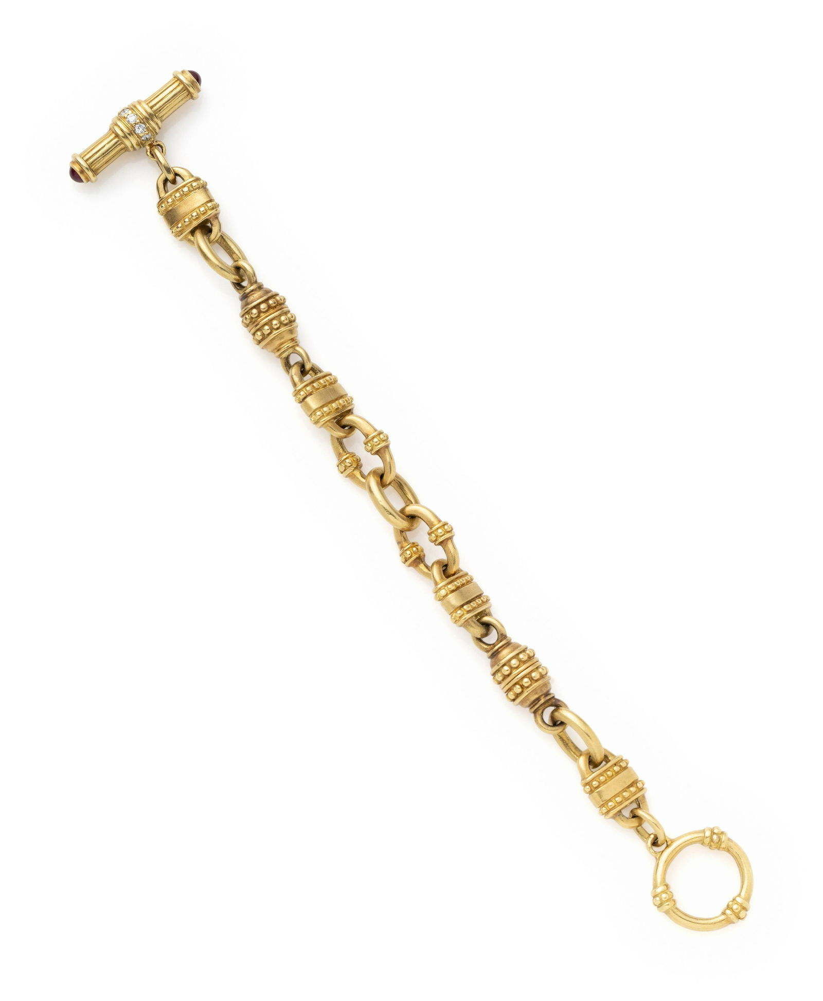 YELLOW GOLD AND DIAMOND BRACELET (1 of 2)