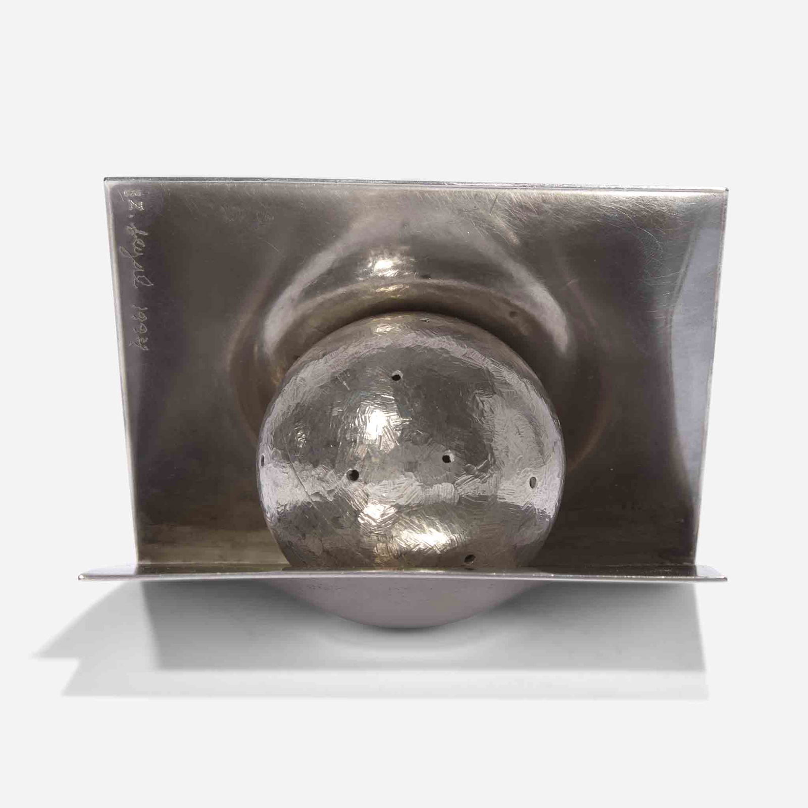 Zelig Segal (Israeli, 1933-2015) A Rare Sterling Silver Spice Container, Jerusalem, Israel, 1994 (1 of 2)