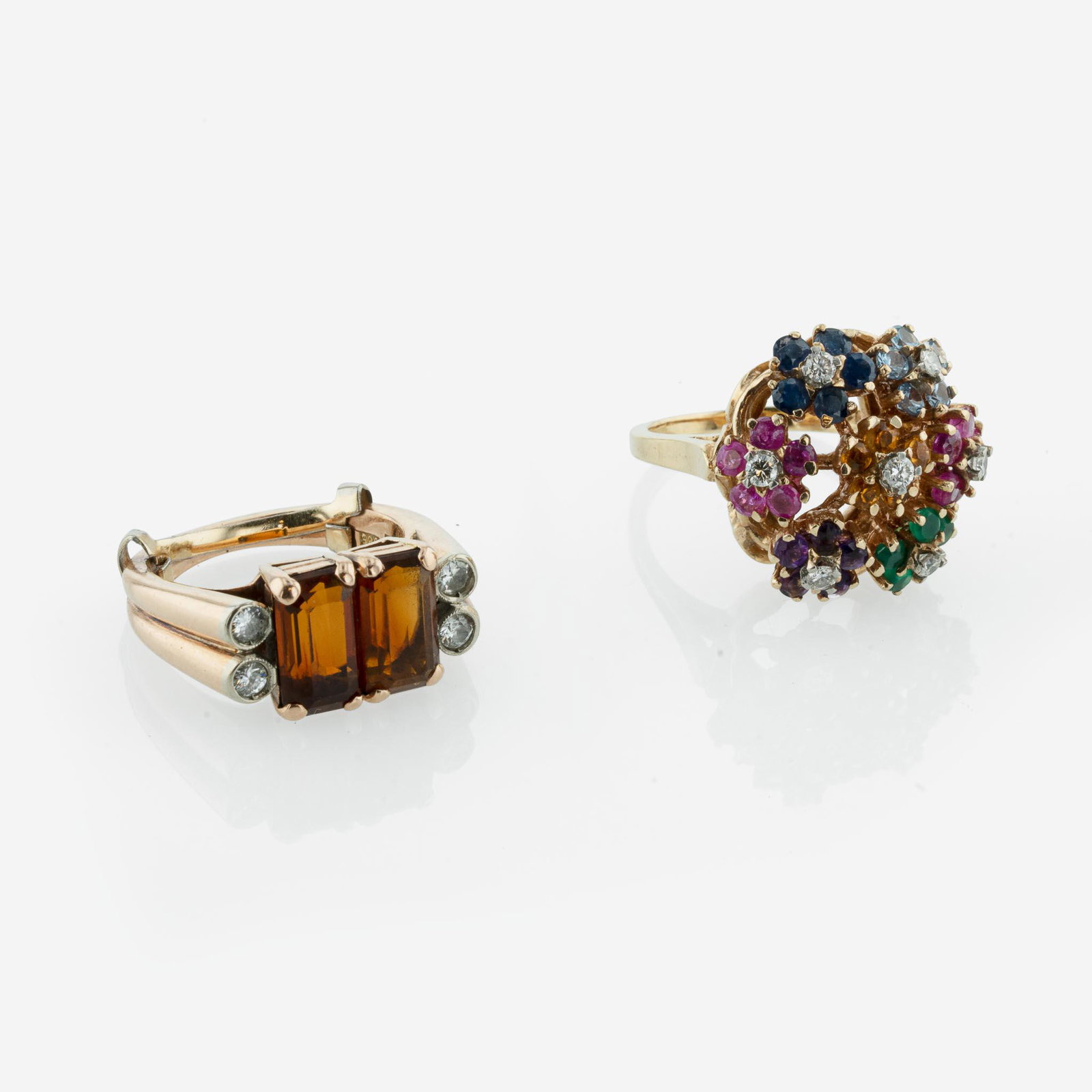 Collection of Two Ladies 14K Gold Rings (1 of 2)