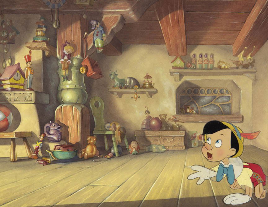 Used Michael Kors Handbags >> 392: (WALT DISNEY) PINOCCHIO. Gepetto's Workshop, 1940. Used Michael Kors Handbags >> 392: (WALT DISNEY) PINOCCHIO. Gepetto's Workshop, 1940.