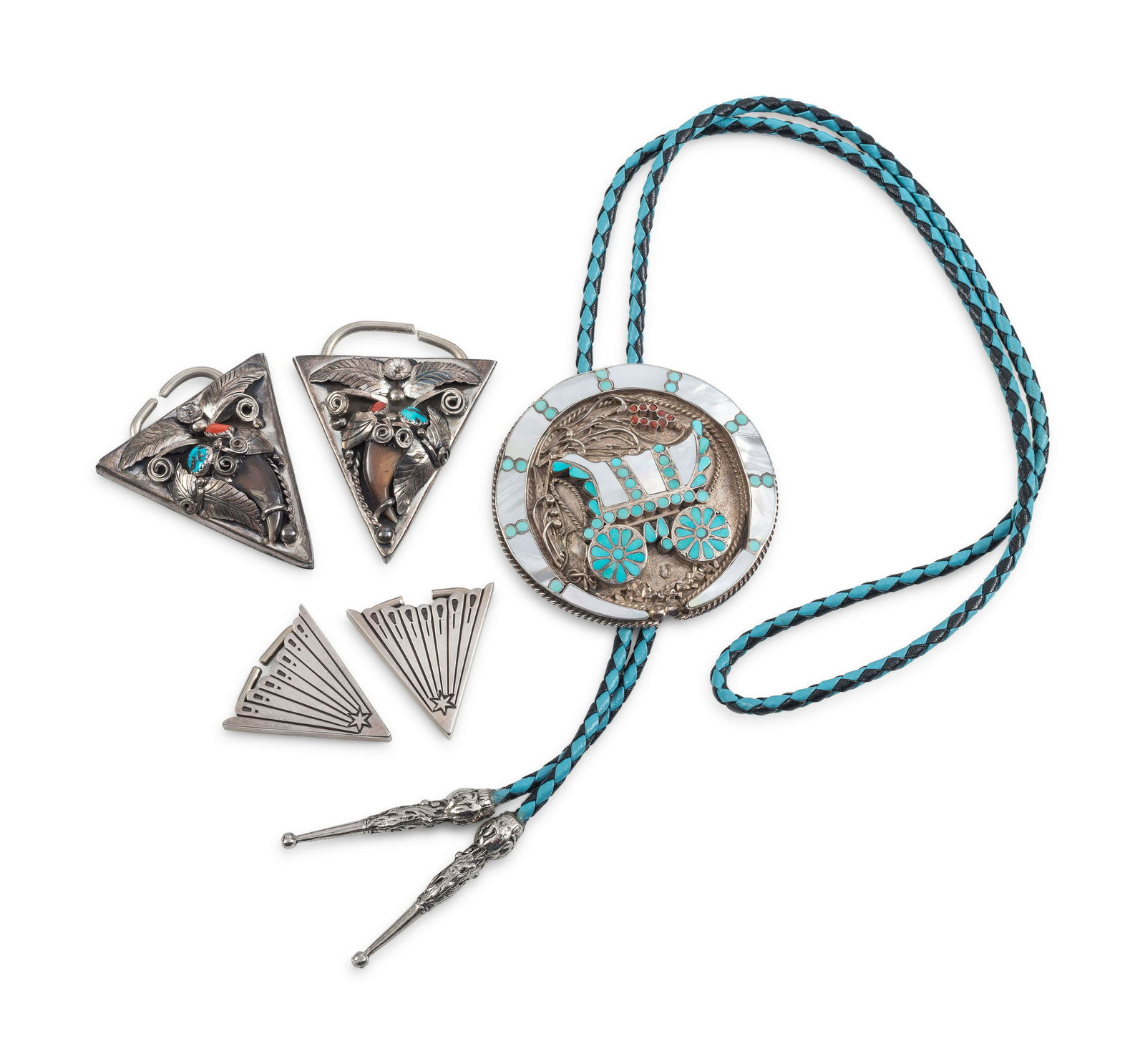 Navajo and Zuni Western Wear Jewelry Items (1 of 5)