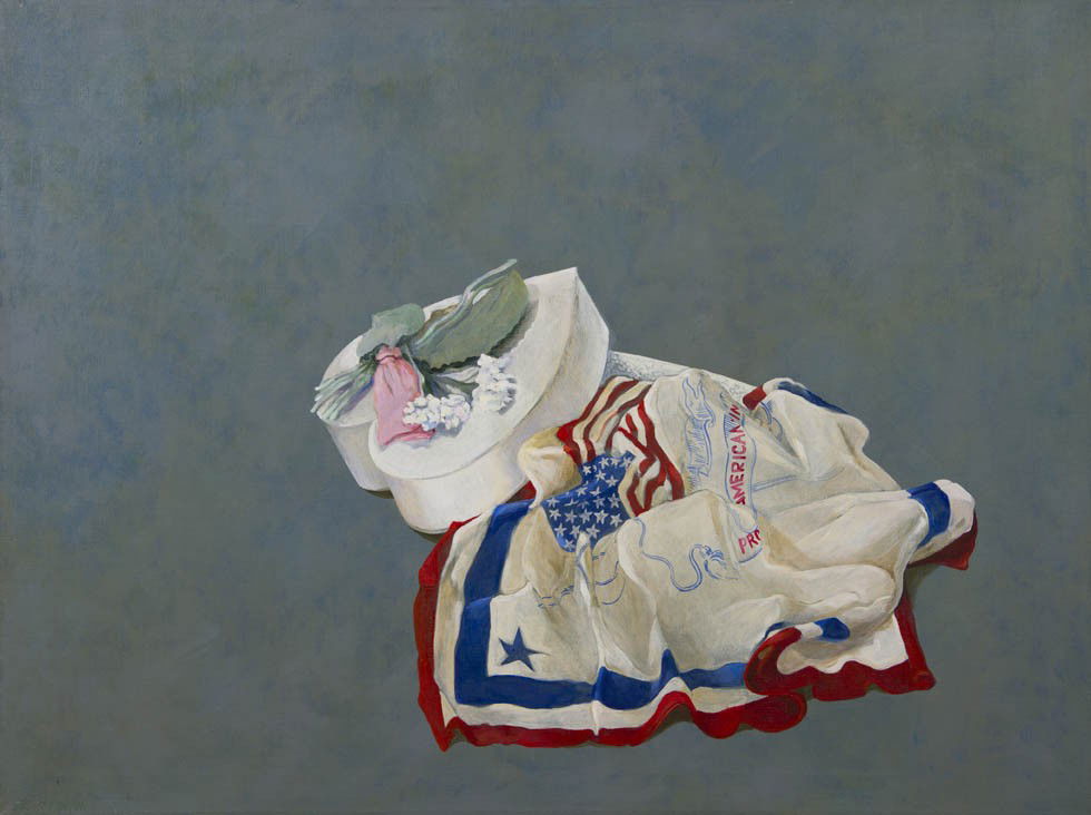 Ellen Lanyon, (American, b. 1926), Keepsake, 1976: Ellen Lanyon (American, b. 1926) Keepsake, 1976 acrylic on linen 36 x 48 inches. Property from the Estate of Norma B. Harris, Chicago, Illinois Provenance: Sale: Museum of Contemporary Art Auct