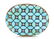 17: An Antique Yellow Gold, Turquoise and Diamond Brooc