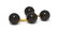 815: A Pair of 18 Karat Yellow Gold and Onyx Cufflinks,