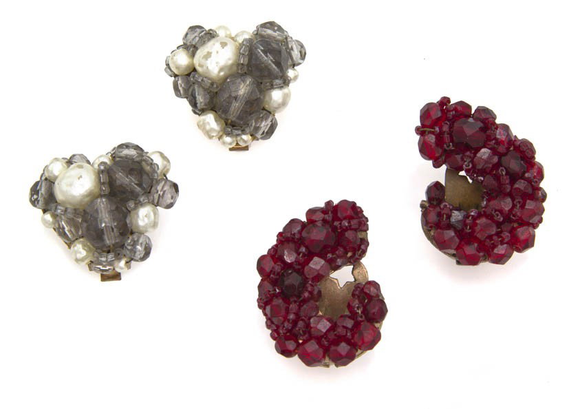 Two Pairs of Coppola e Toppo Earclips.: Two Pairs of Coppola e Toppo Earclips. Stamped: Coppola e Toppo.