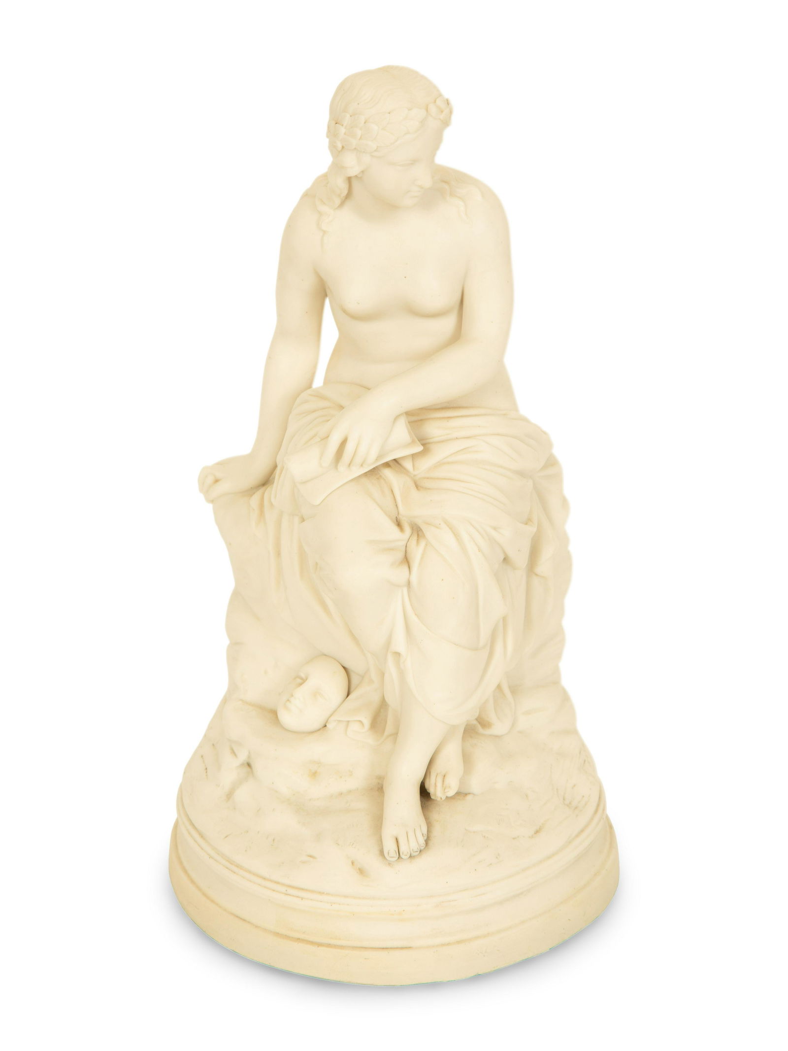 Two White Bisque Figures of Maidens (1 of 5)