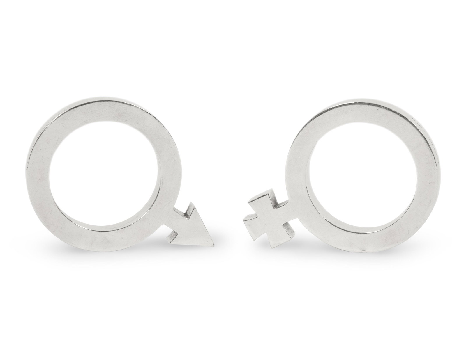 A Pair of Tiffany and Co. Silver Paperweights (1 of 4)